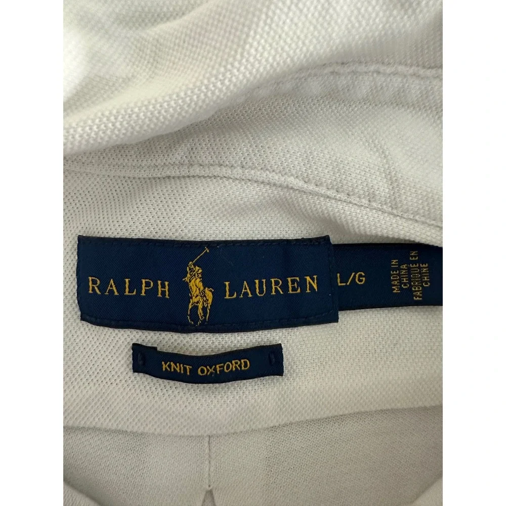 Ralph Lauren All Over Nautical Print Mens Short Sleeve Shirt L Large